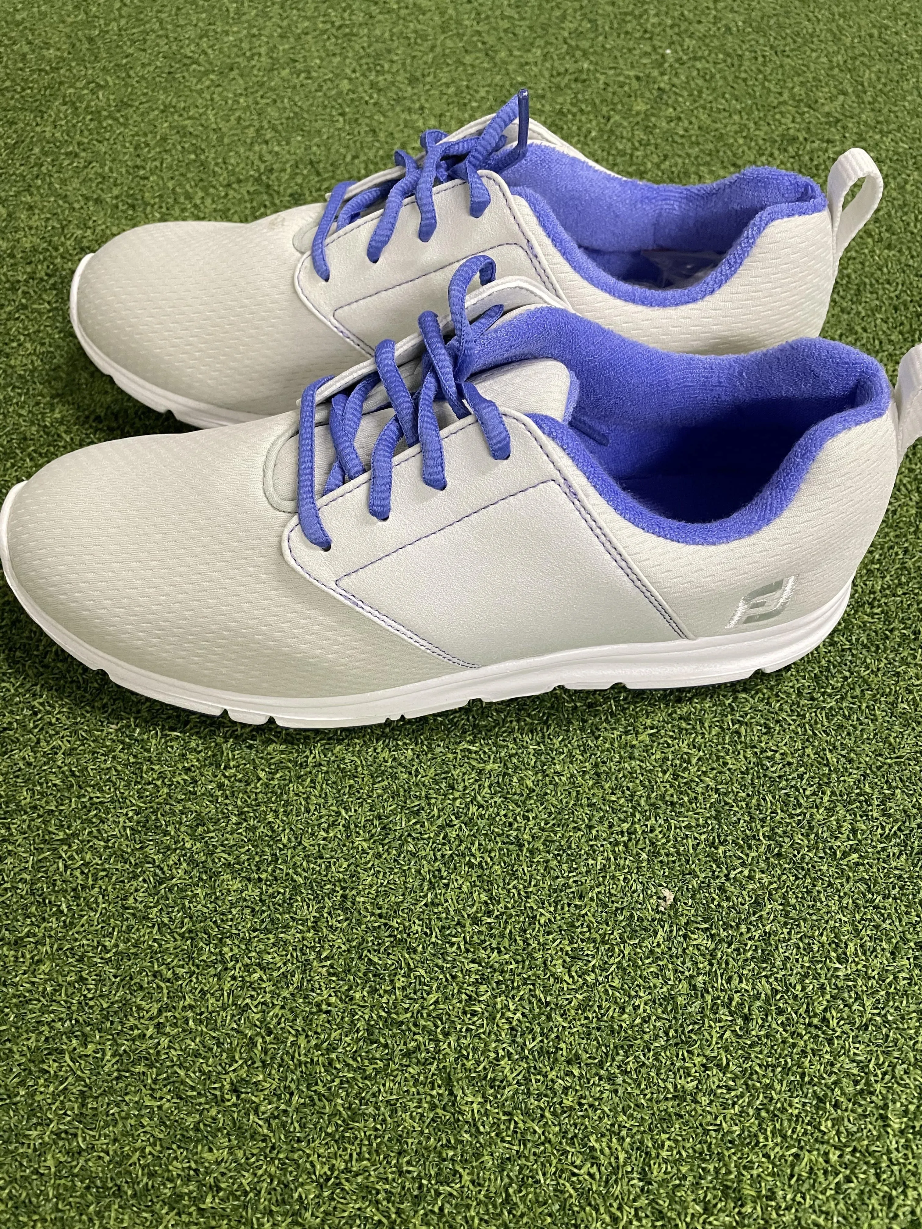 Footjoy Ladies enJoy Golf Shoes 95708K / Light Grey / Size UK 6 WIDE