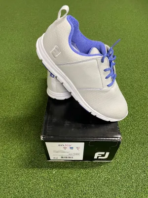Footjoy Ladies enJoy Golf Shoes 95708K / Light Grey / Size UK 6 WIDE