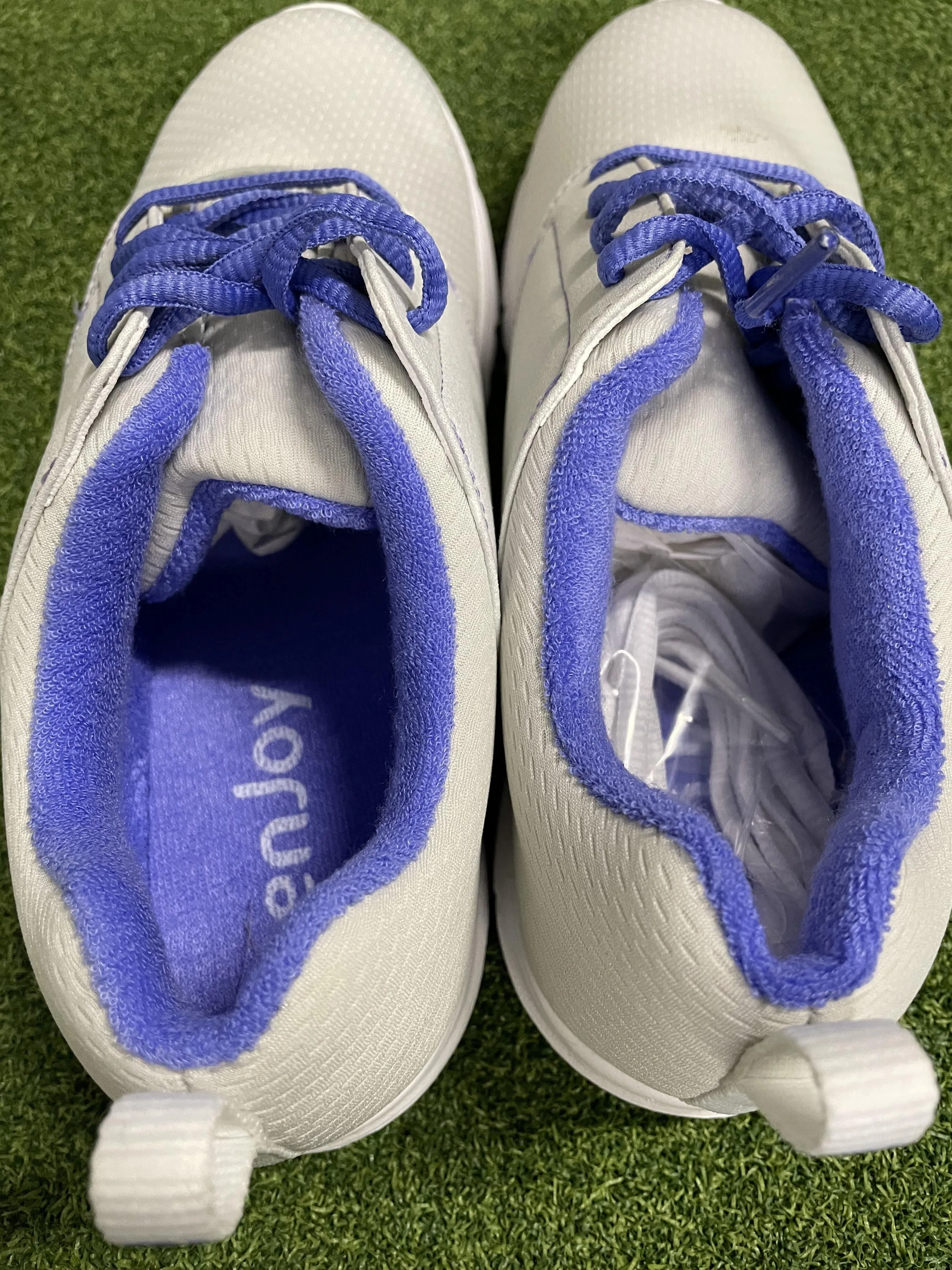 Footjoy Ladies enJoy Golf Shoes 95708K / Light Grey / Size UK 6 WIDE
