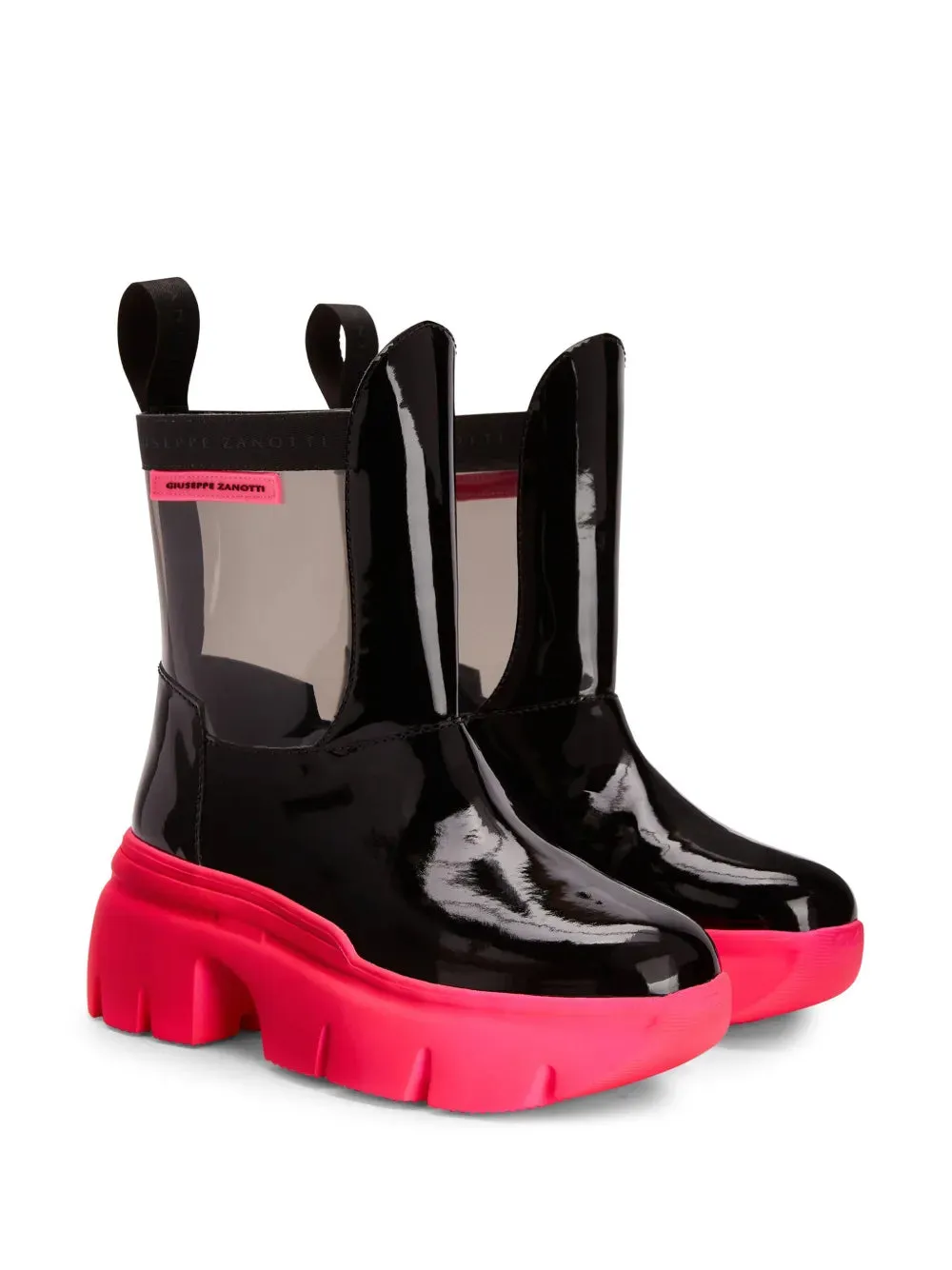 Giuseppe Zanotti Apocalypse Riot logo-patch boots