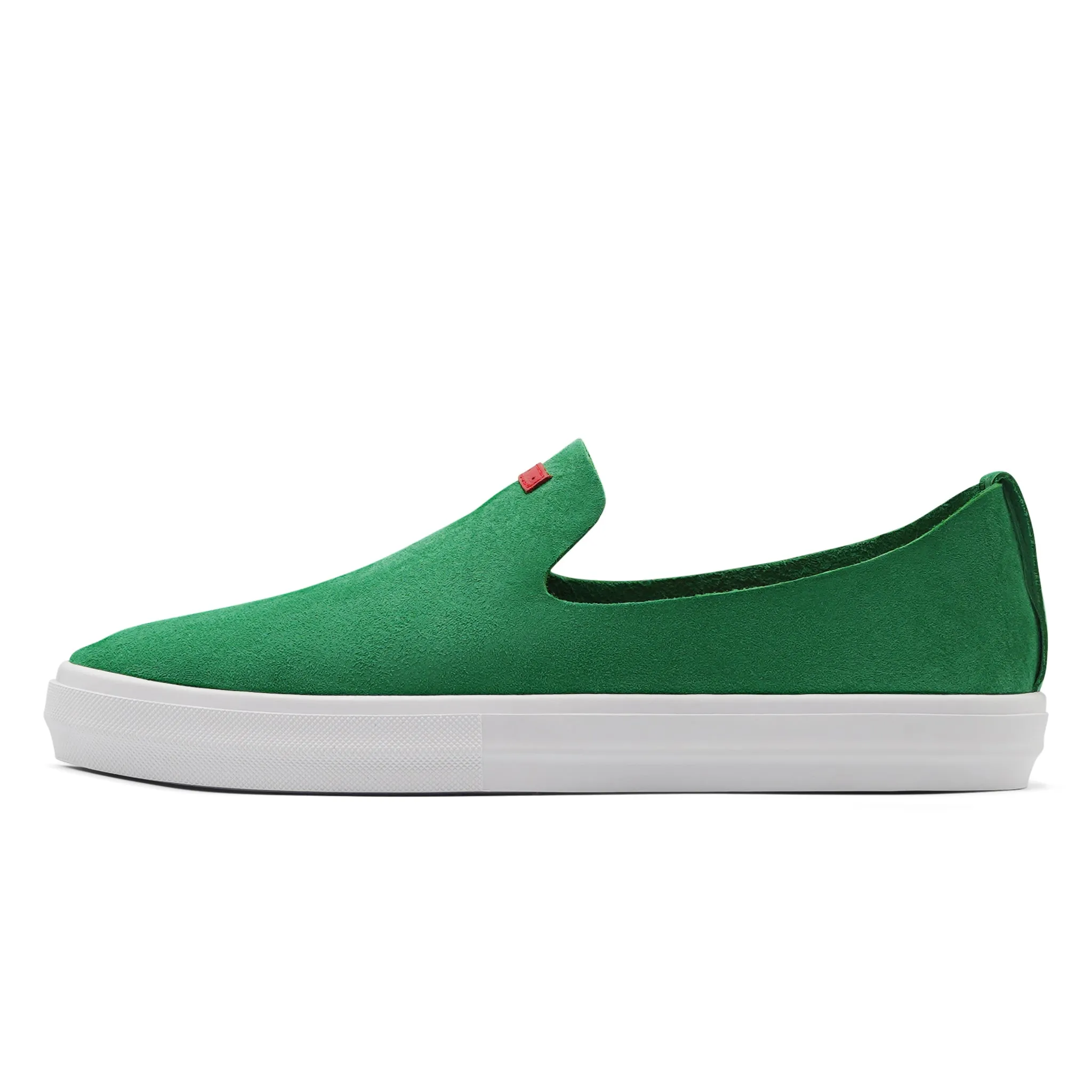 Glover / Green Pig Suede / White