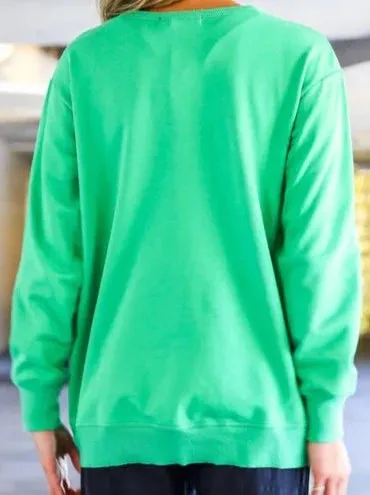 GOLD STARS STRIPE SWEAT