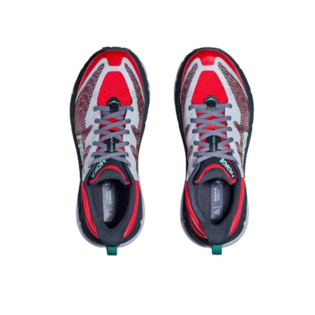 Hoka - Mafate Speed 4 - Women's - Cerise/Stormy Skies