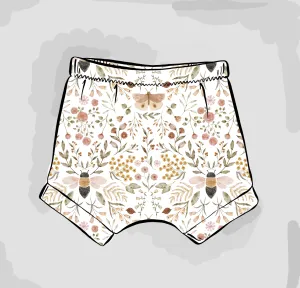 Honey Blooms Cuffed Shorts
