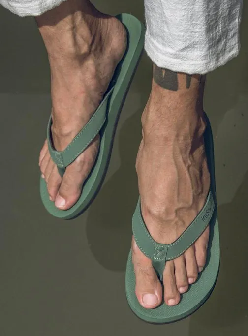 INDOSOLE   MEN'S ESSNTLS FLIP FLOP   LEAF