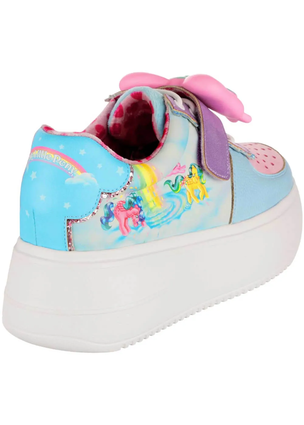 Irregular Choice x My Little Pony Rainbow Of Light Sneakers Light Blue
