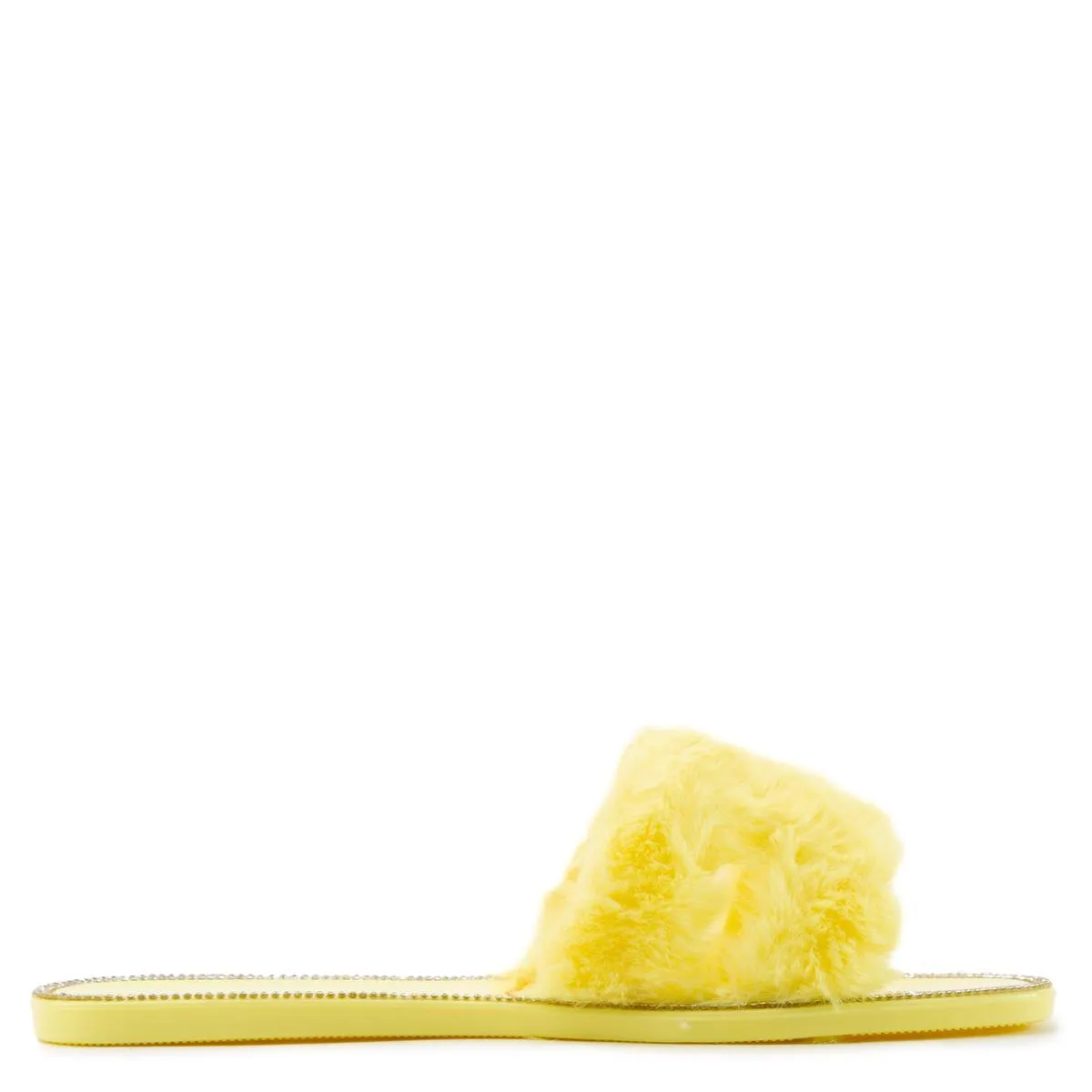 Jacelyn-19 Flat Fur Sandals