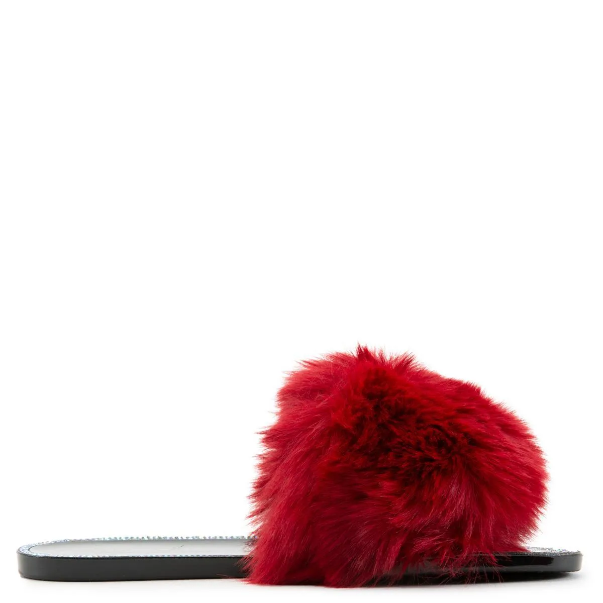 Jelly-20 Flat Fur Sandals