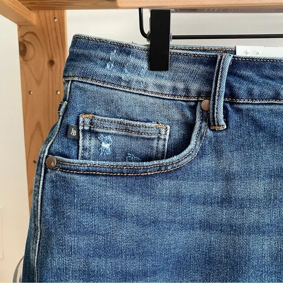 Judy Blue High Waisted Vintage Wash Tummy Control Cuffed Denim Short