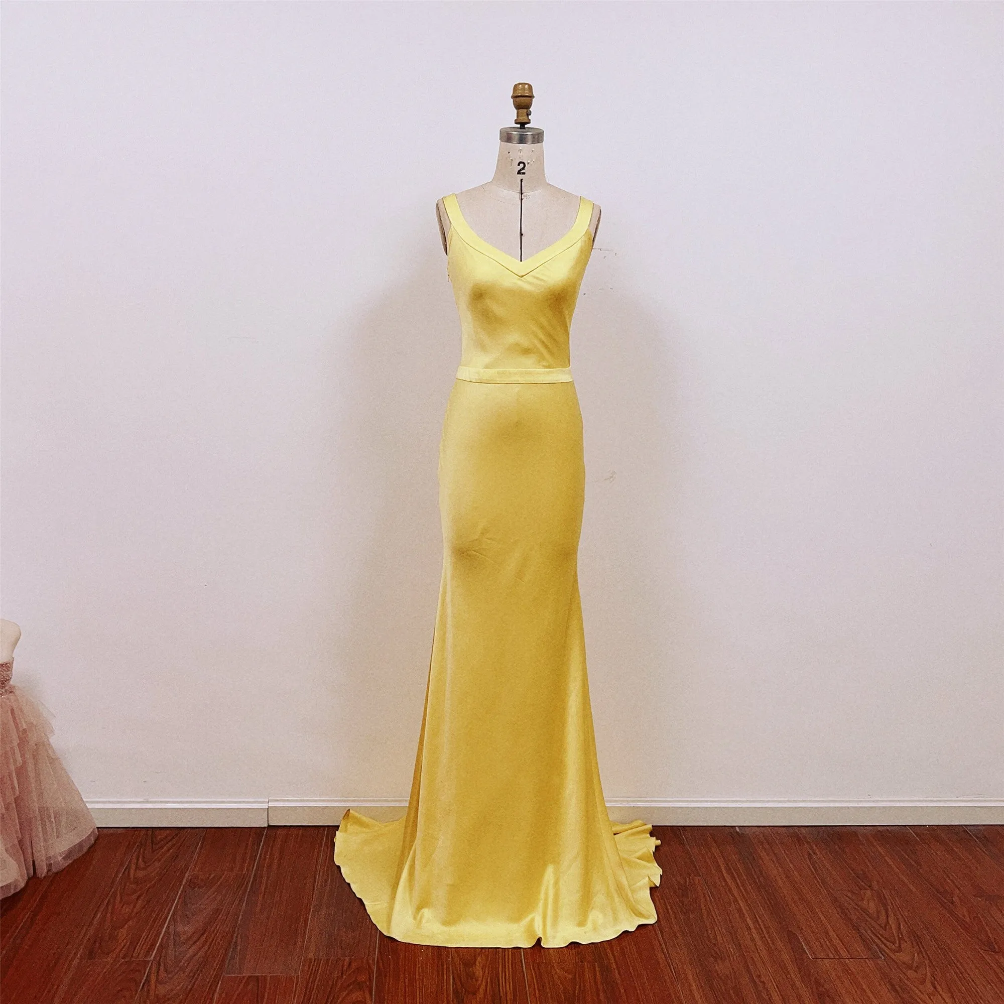 Kate Hudson as Andie Yellow Dress Backless Prom Dress How to Lose a Guy in 10 Days