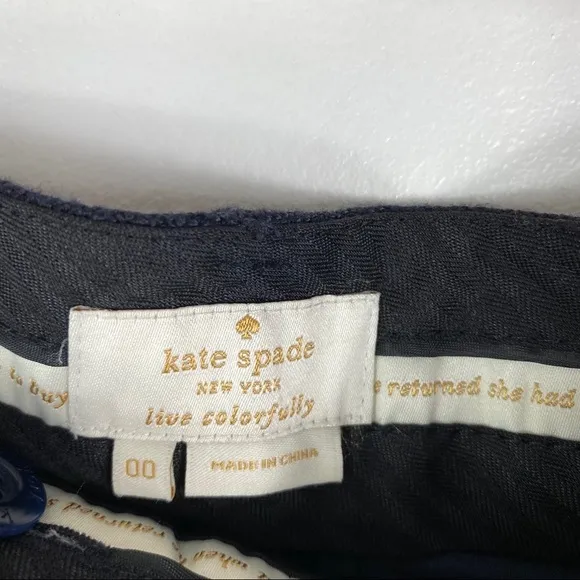 Kate Spade | Black Dressy Bermuda Shorts
