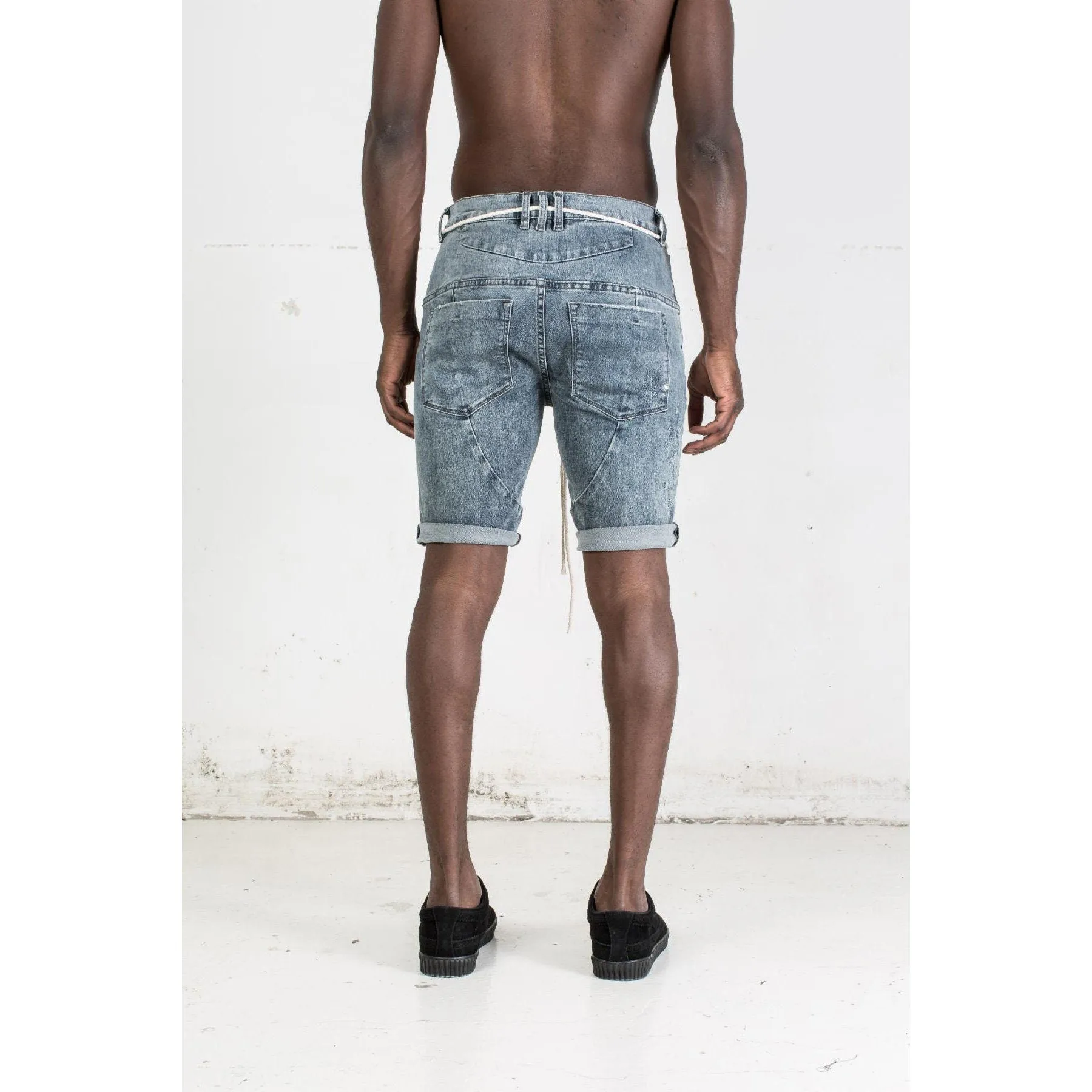 Kollar Cuffed Shorts Vintage Blue Men CSVNTBLU