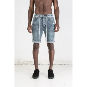 Kollar Cuffed Shorts Vintage Blue Men CSVNTBLU