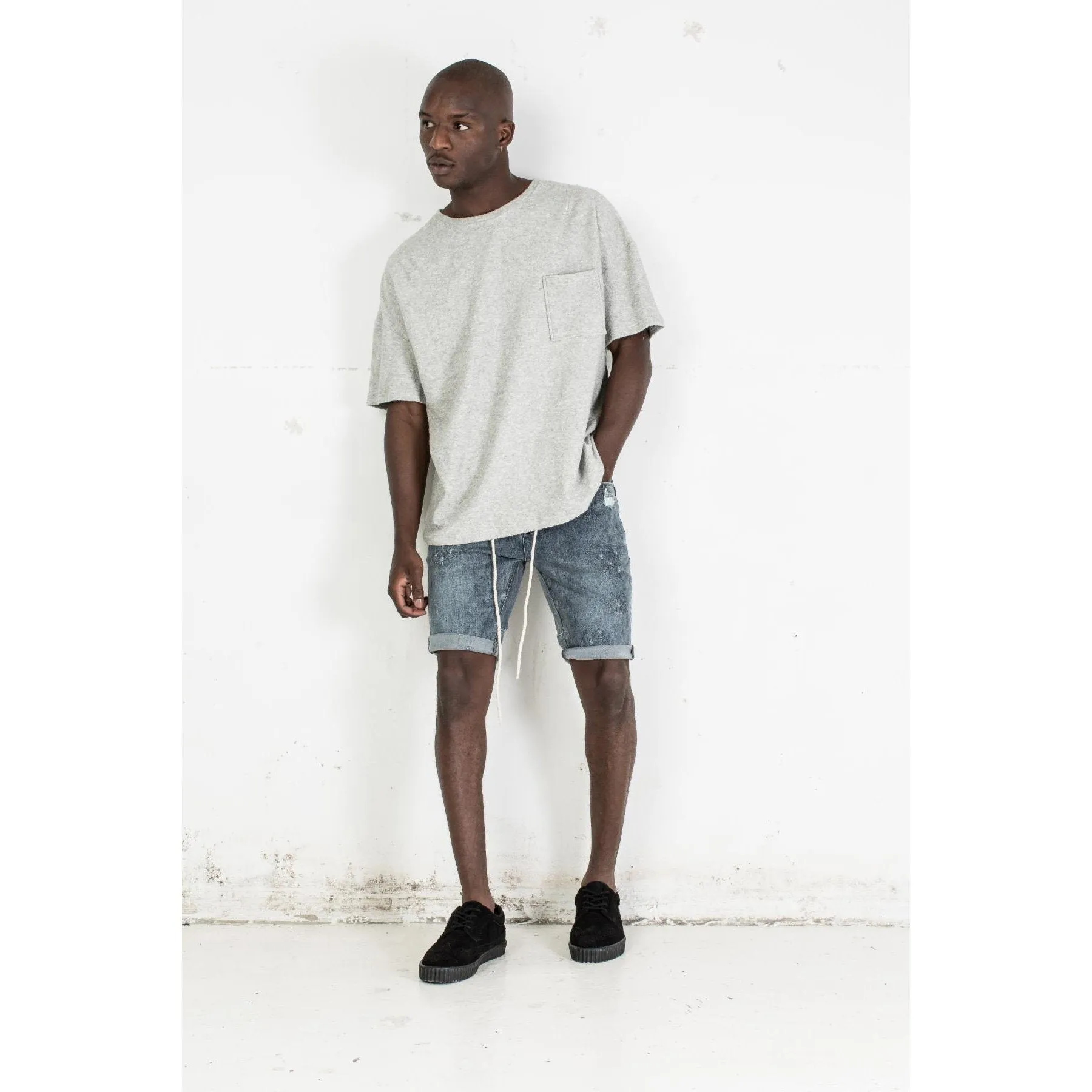 Kollar Cuffed Shorts Vintage Blue Men CSVNTBLU
