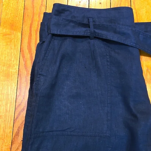 LAUREN RALPH LAUREN ▪︎ Women's Linen Shorts w/ patch pockets, Size 14, NWT