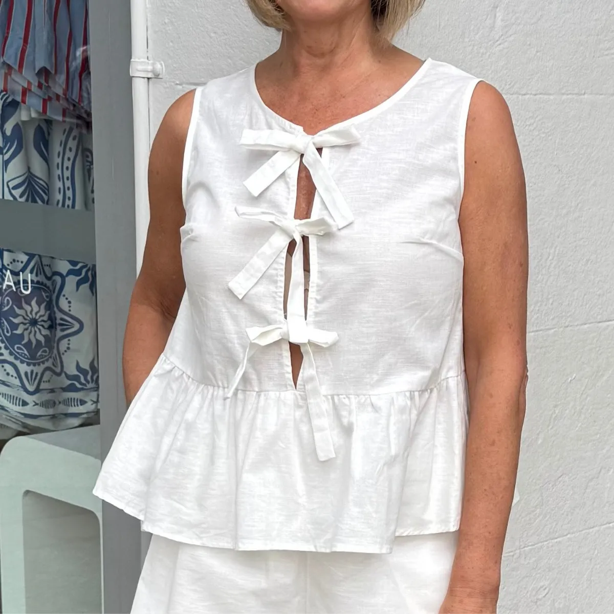 Lavinia Short Set (White)