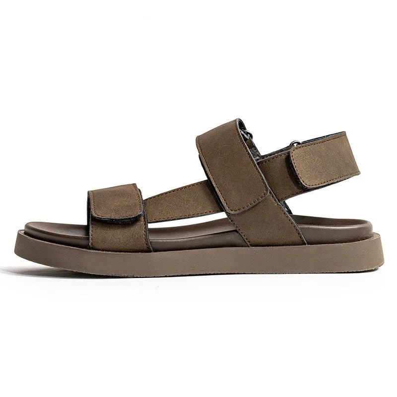 Leather Soft Sole Beach Leisure Men's Sandal