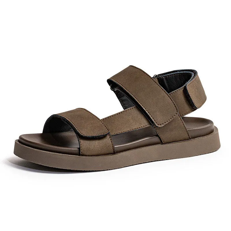 Leather Soft Sole Beach Leisure Men's Sandal