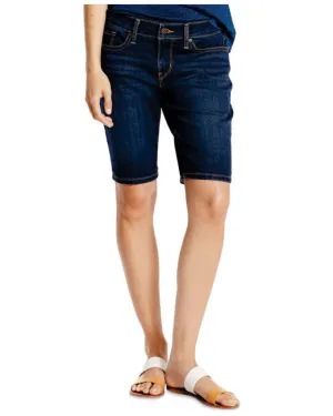 Levi's Womens Hemmed Bermuda Shorts In Cast Shadows Size 27