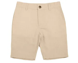 Linen beige shorts by Belati