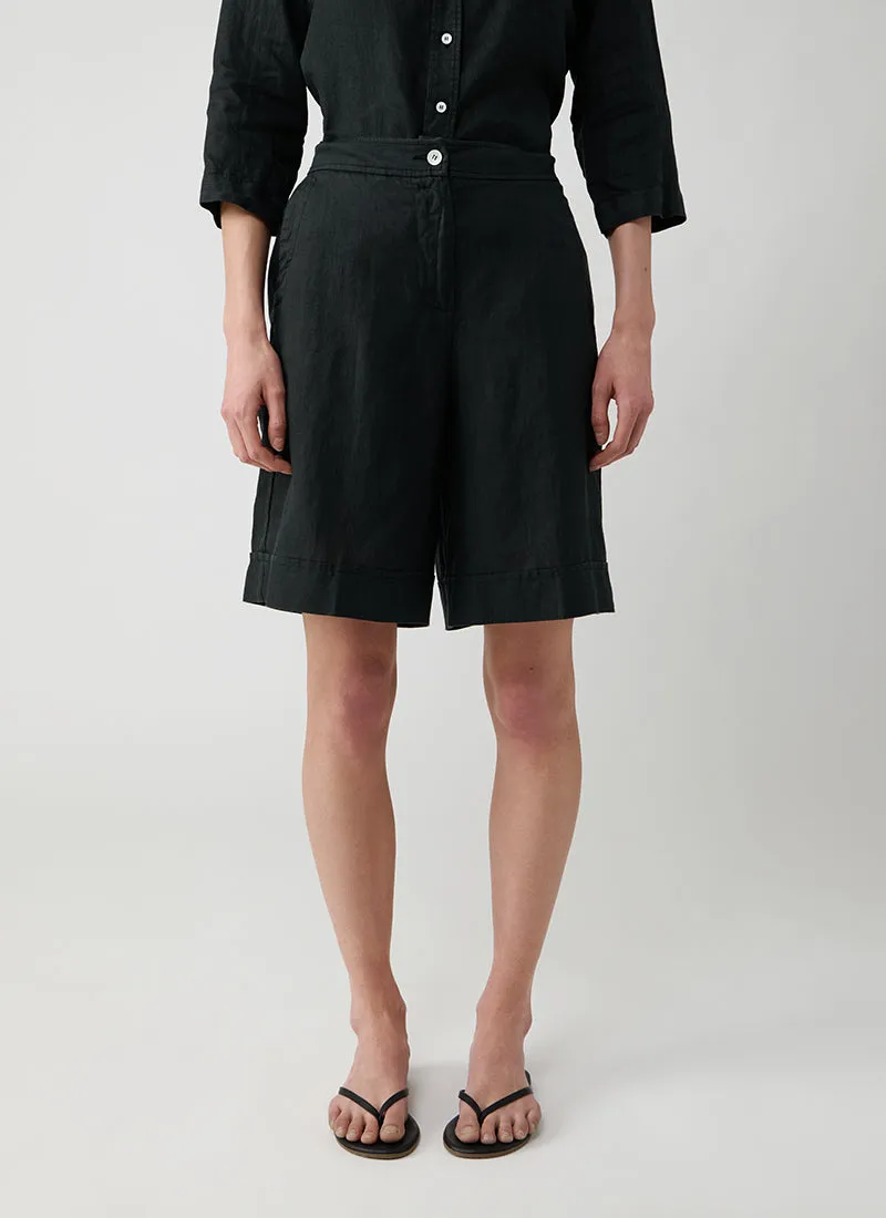 Linen Bermuda Shorts