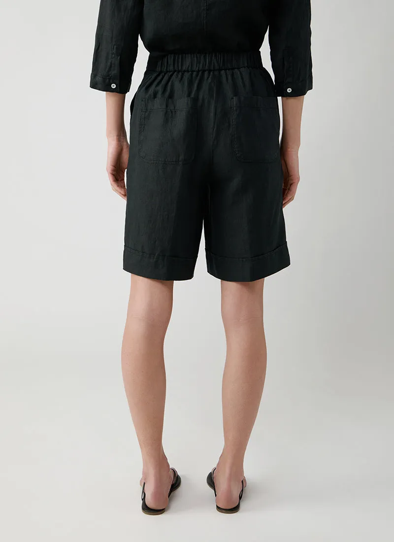 Linen Bermuda Shorts