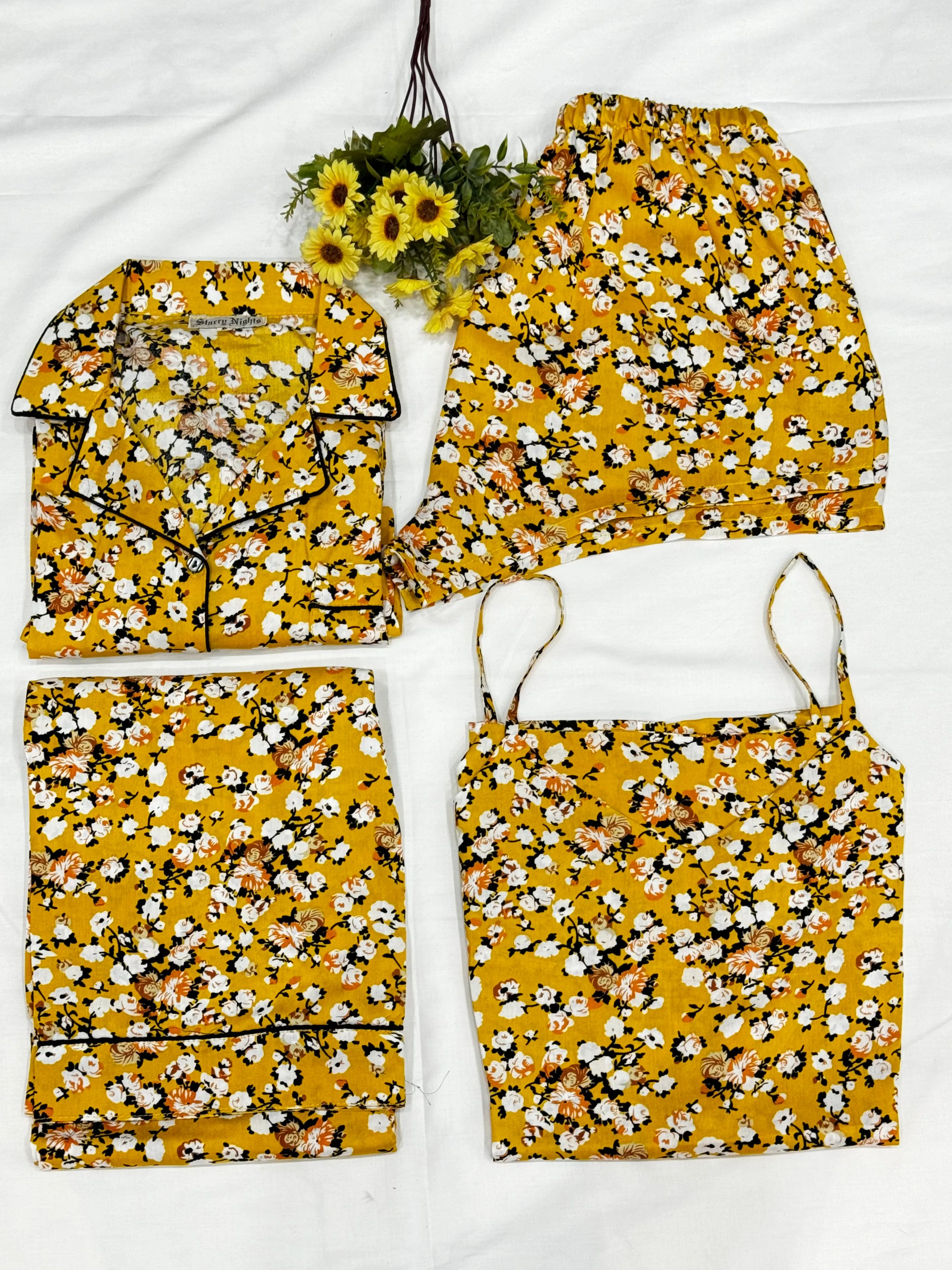 Linen Pj's 4pc