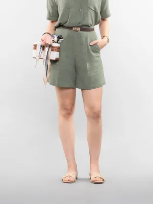 Linen shorts