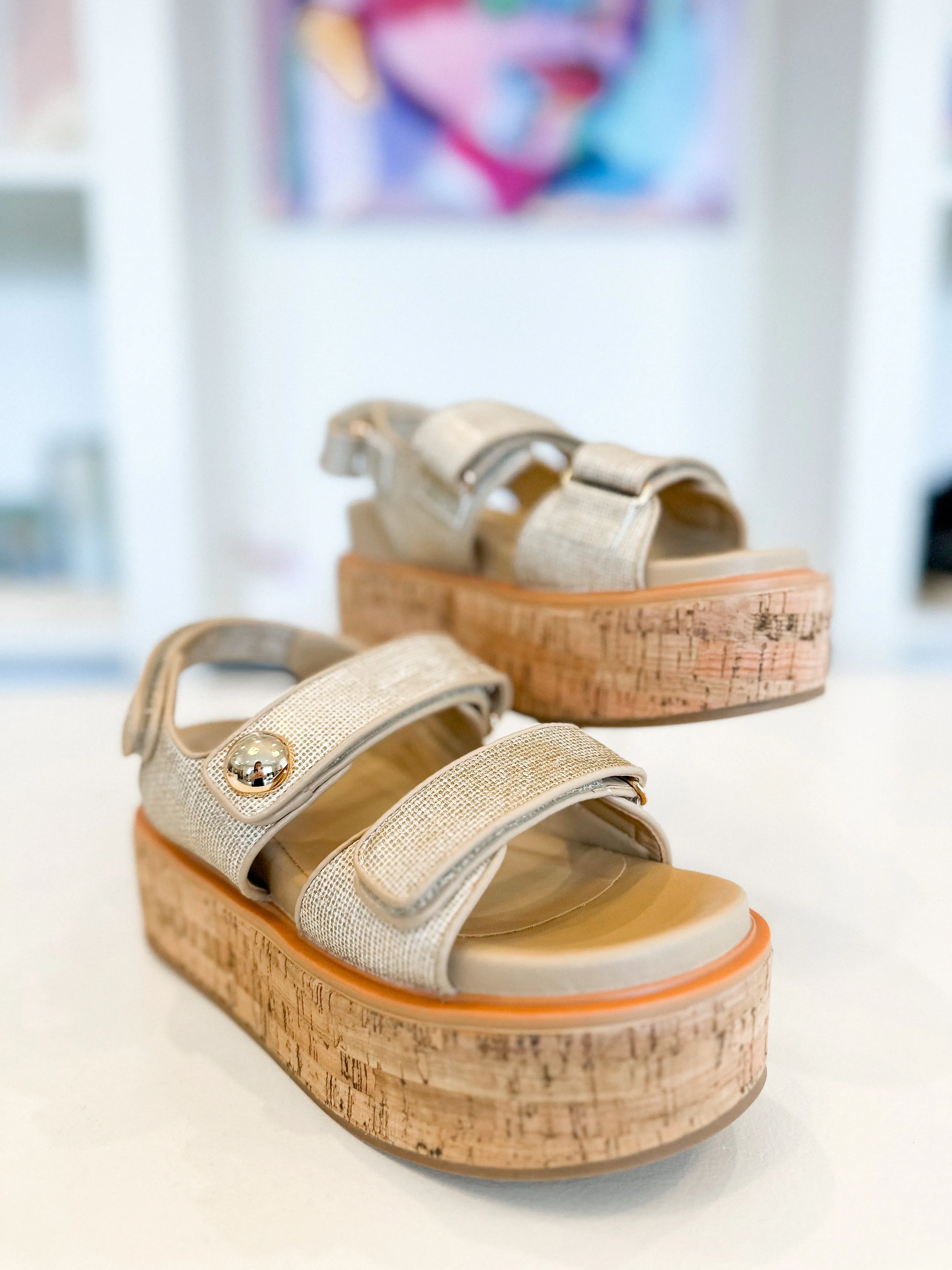 Lucille Woven Platform Sandal