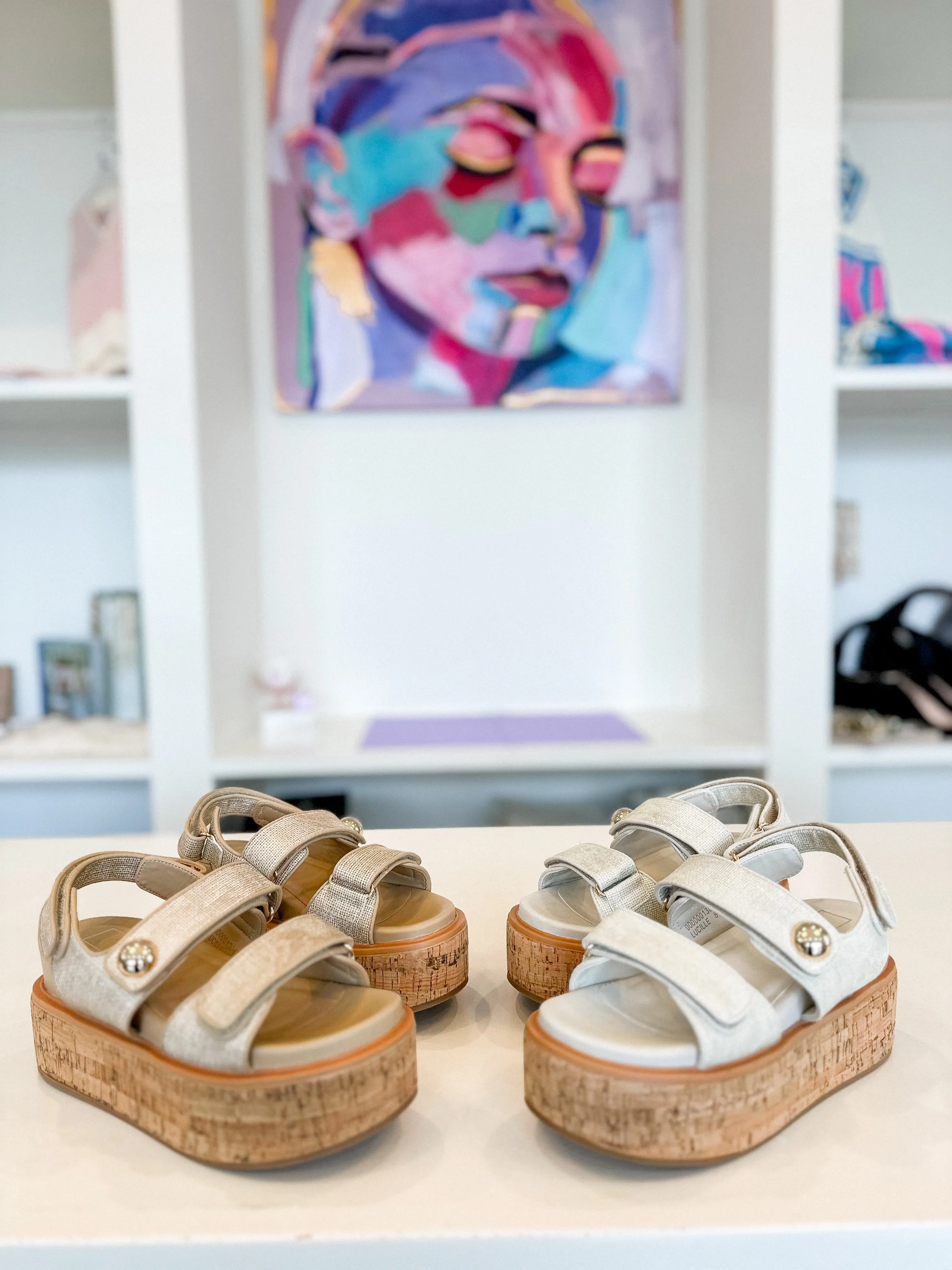 Lucille Woven Platform Sandal