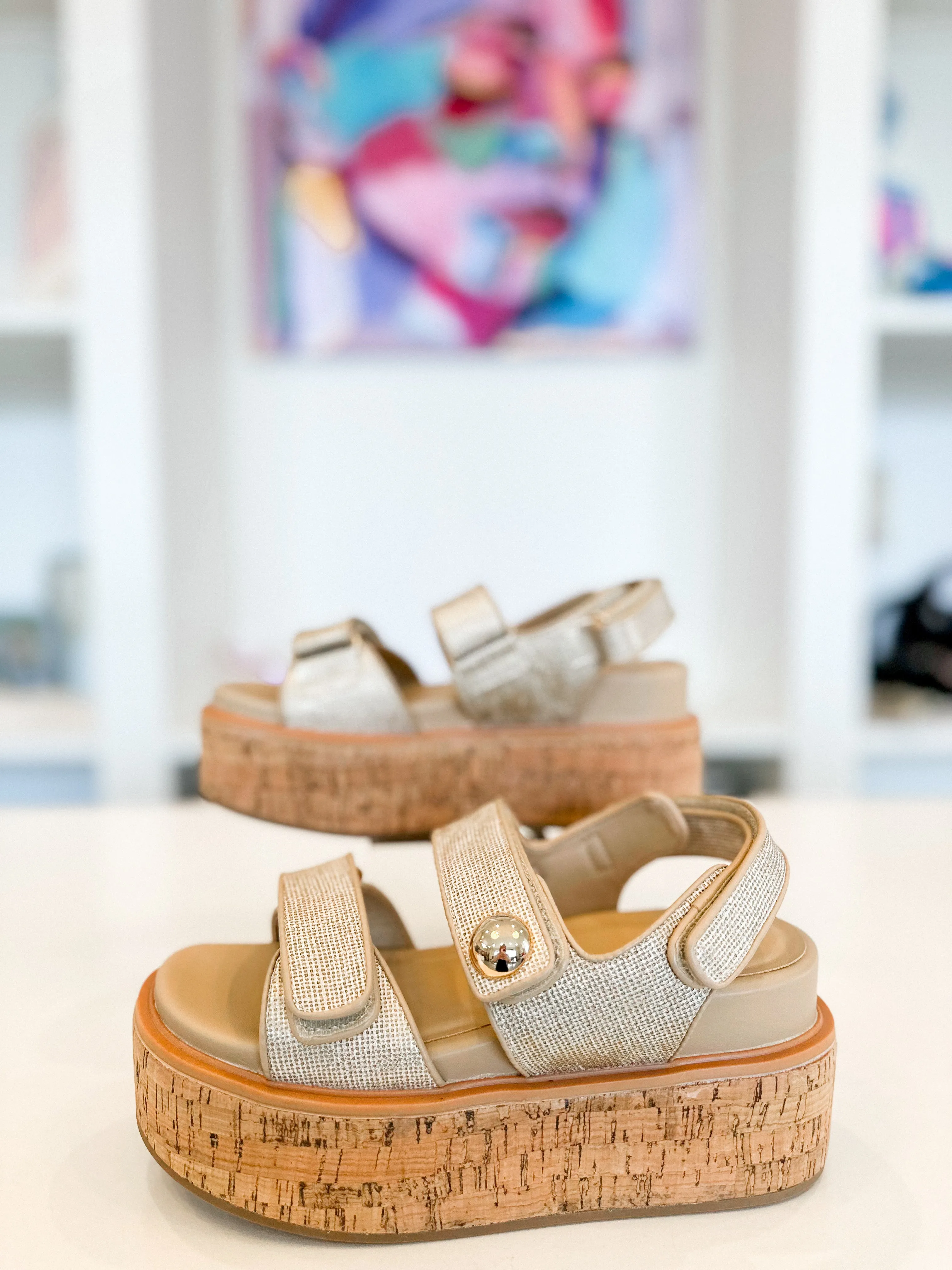 Lucille Woven Platform Sandal