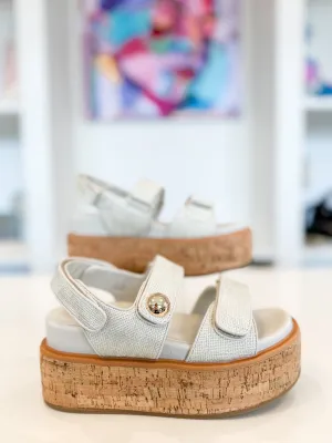 Lucille Woven Platform Sandal