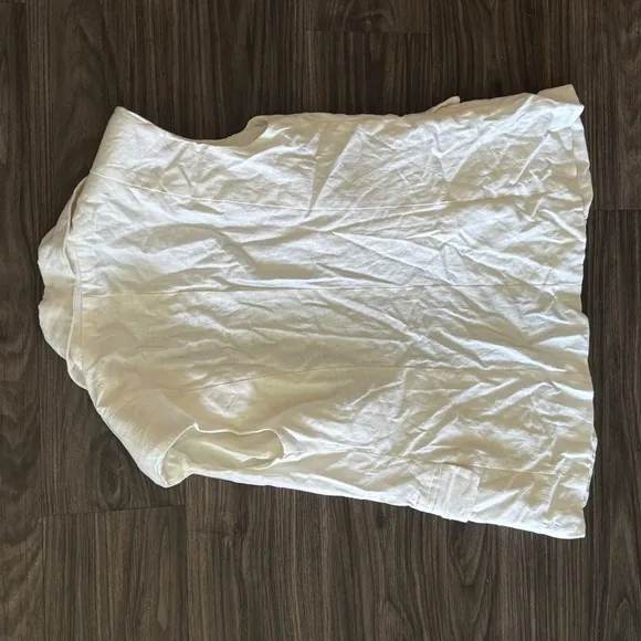 Lulu’s Matching Set Ivory Linen Sleeveless Blazer   Shorts in White