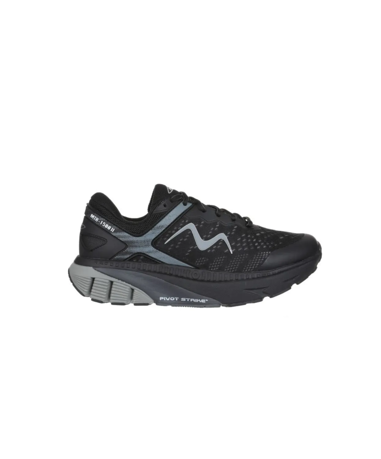 MBT MTR-1500 II Lace Up Black/Black Mens Sneakers