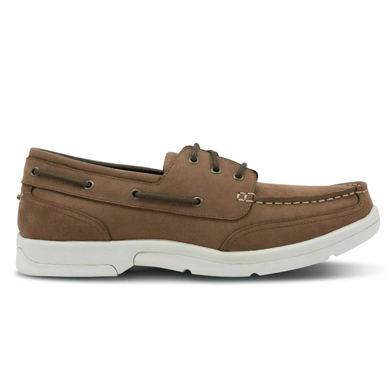 Men's Orthopedic Boat Shoe - Light Brown