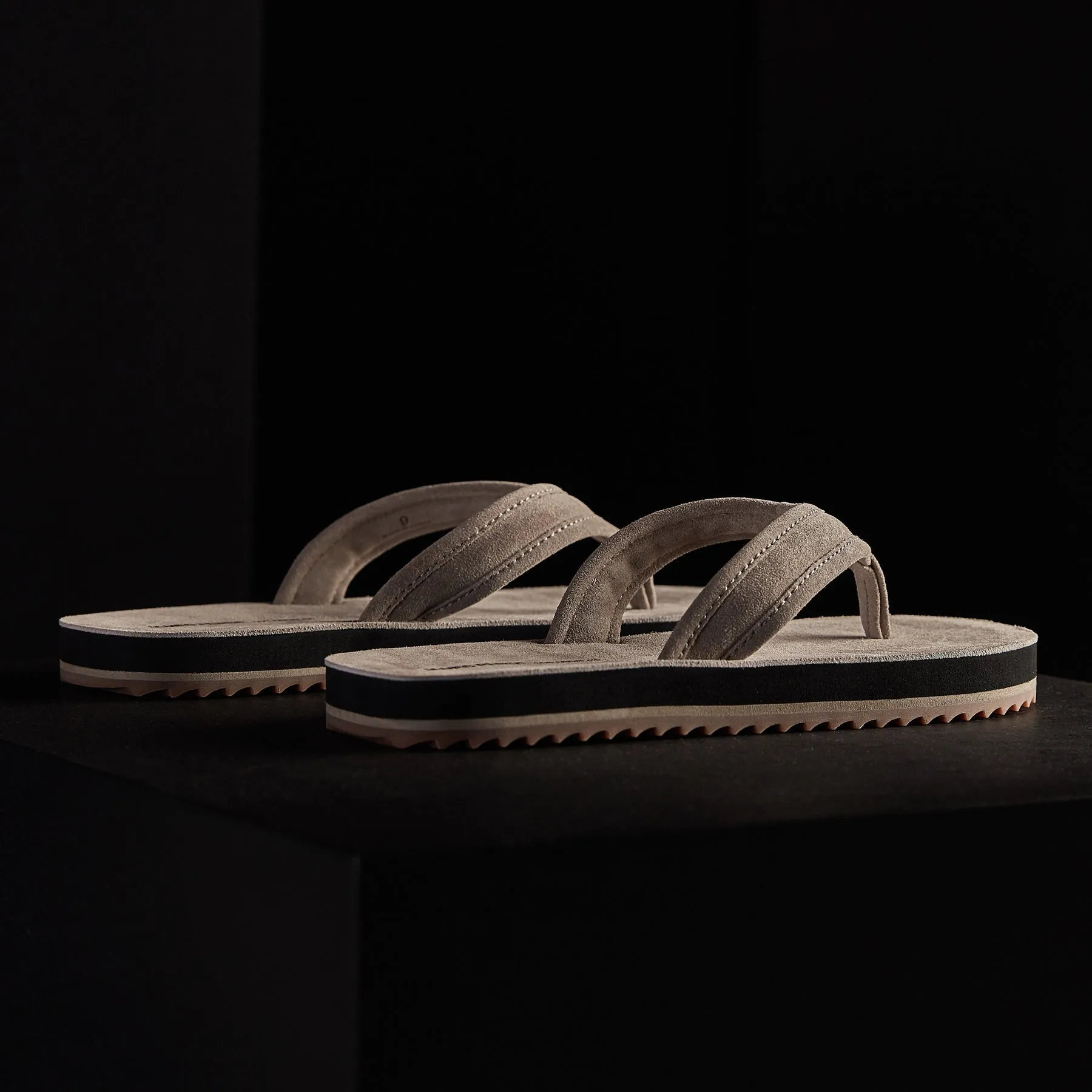 Men's Suede Flip Flop - Earth
