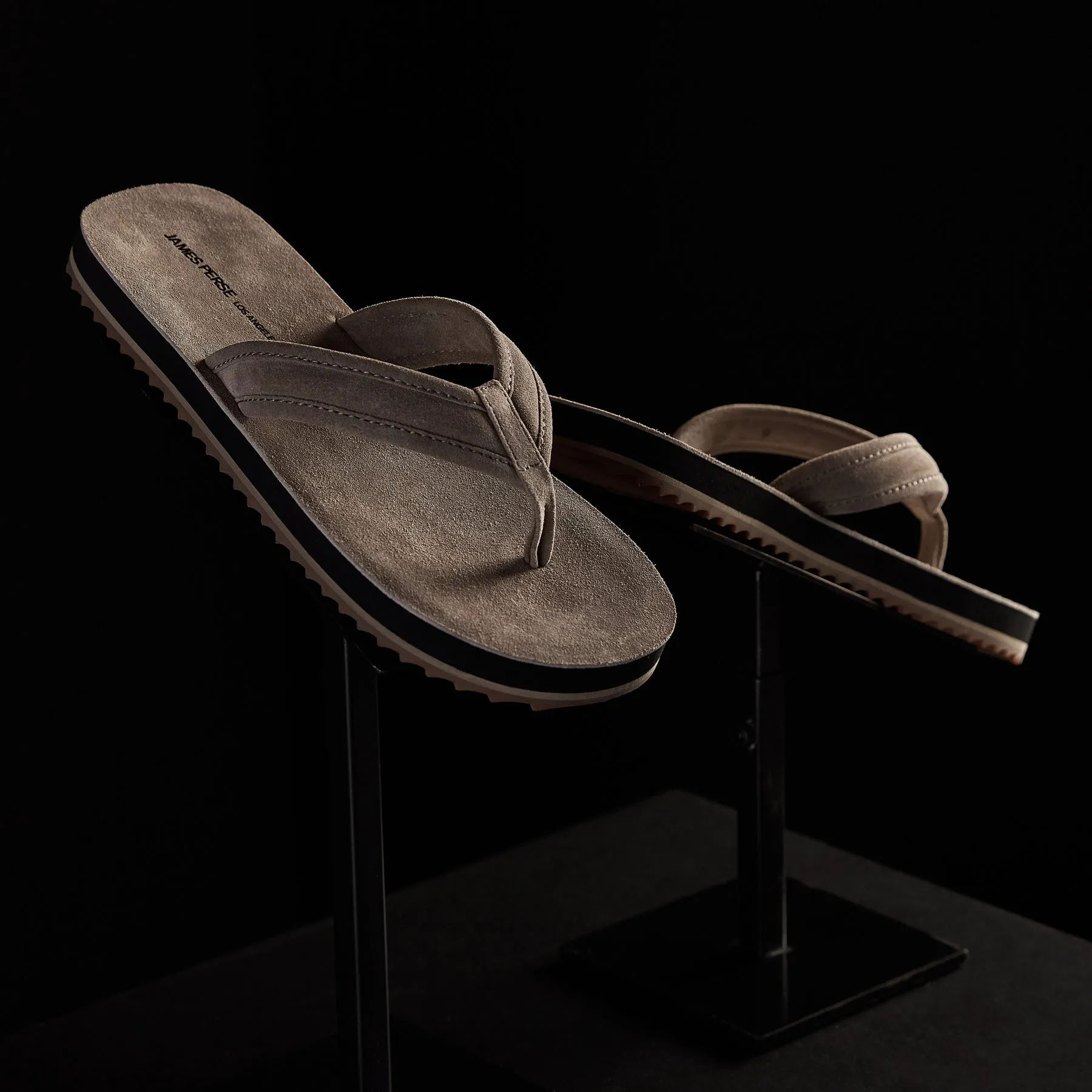 Men's Suede Flip Flop - Earth