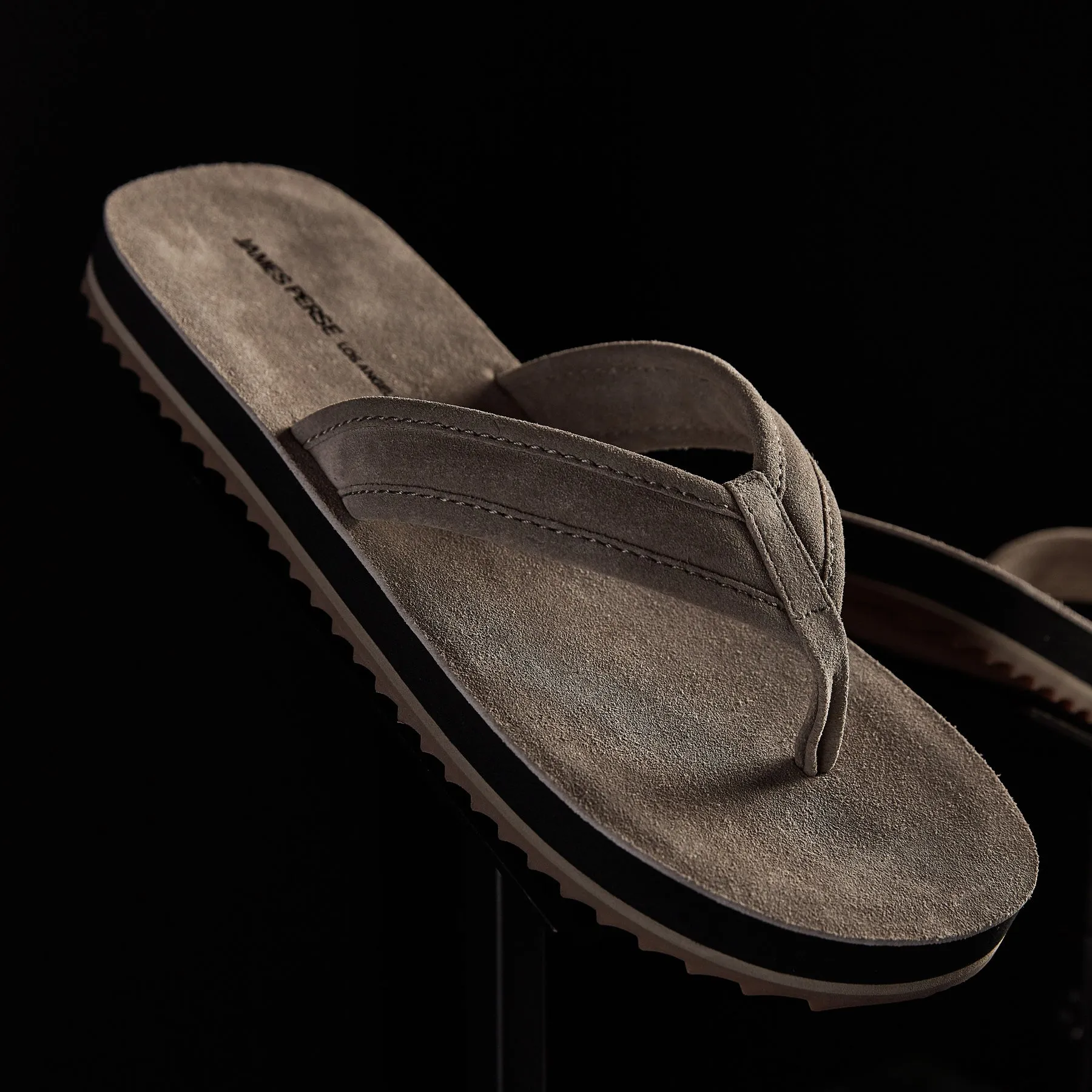 Men's Suede Flip Flop - Earth