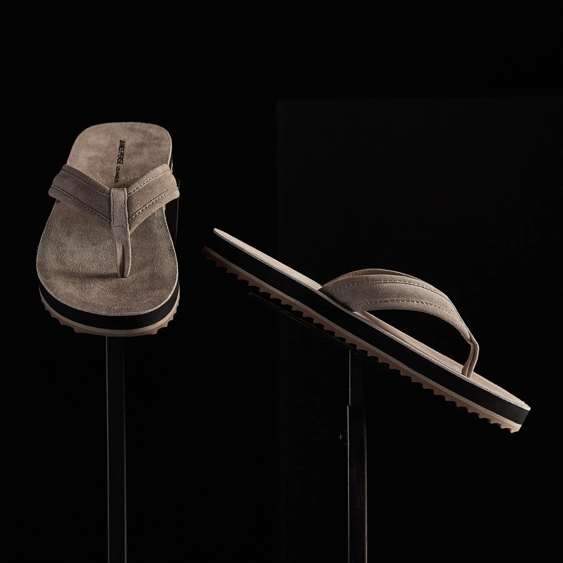 Men's Suede Flip Flop - Earth