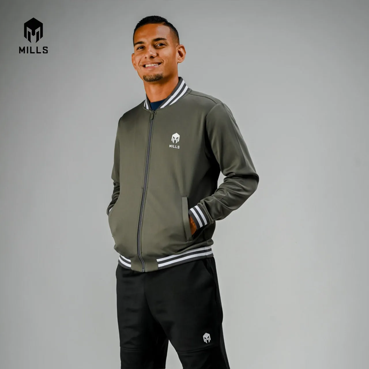 MILLS JAKET ALPHA VARSITY JACKET 8006