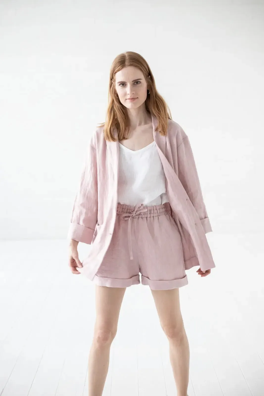 Mini Linen Shorts