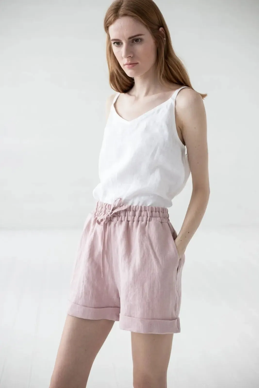 Mini Linen Shorts
