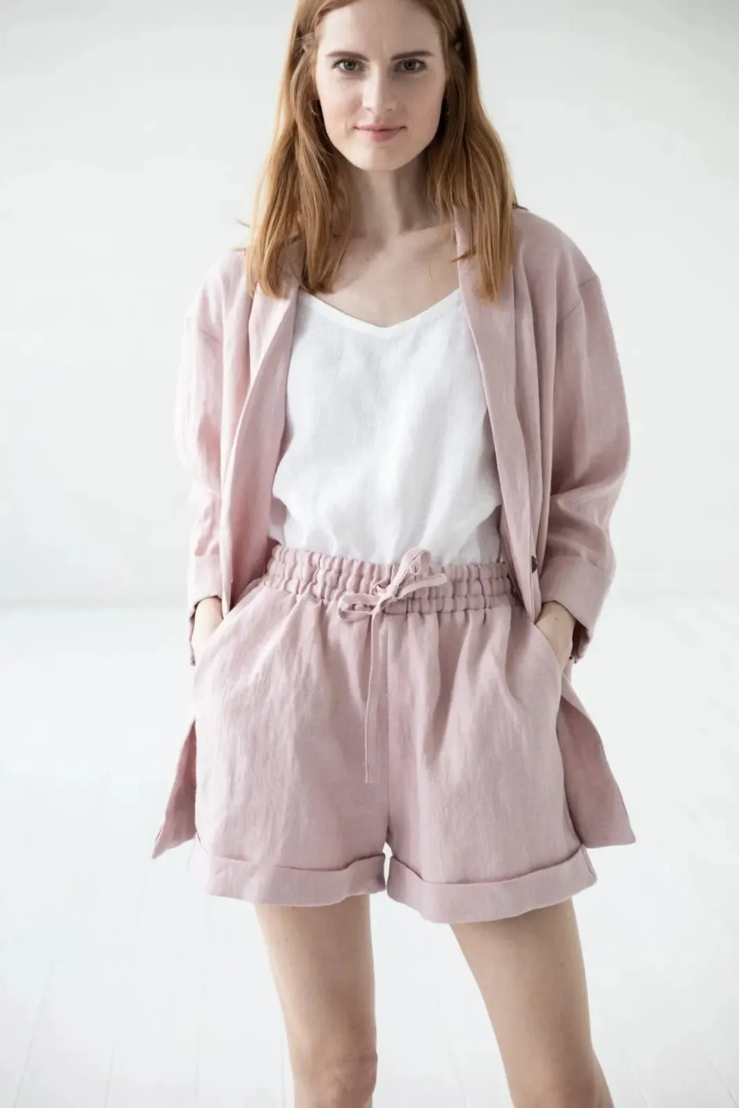 Mini Linen Shorts