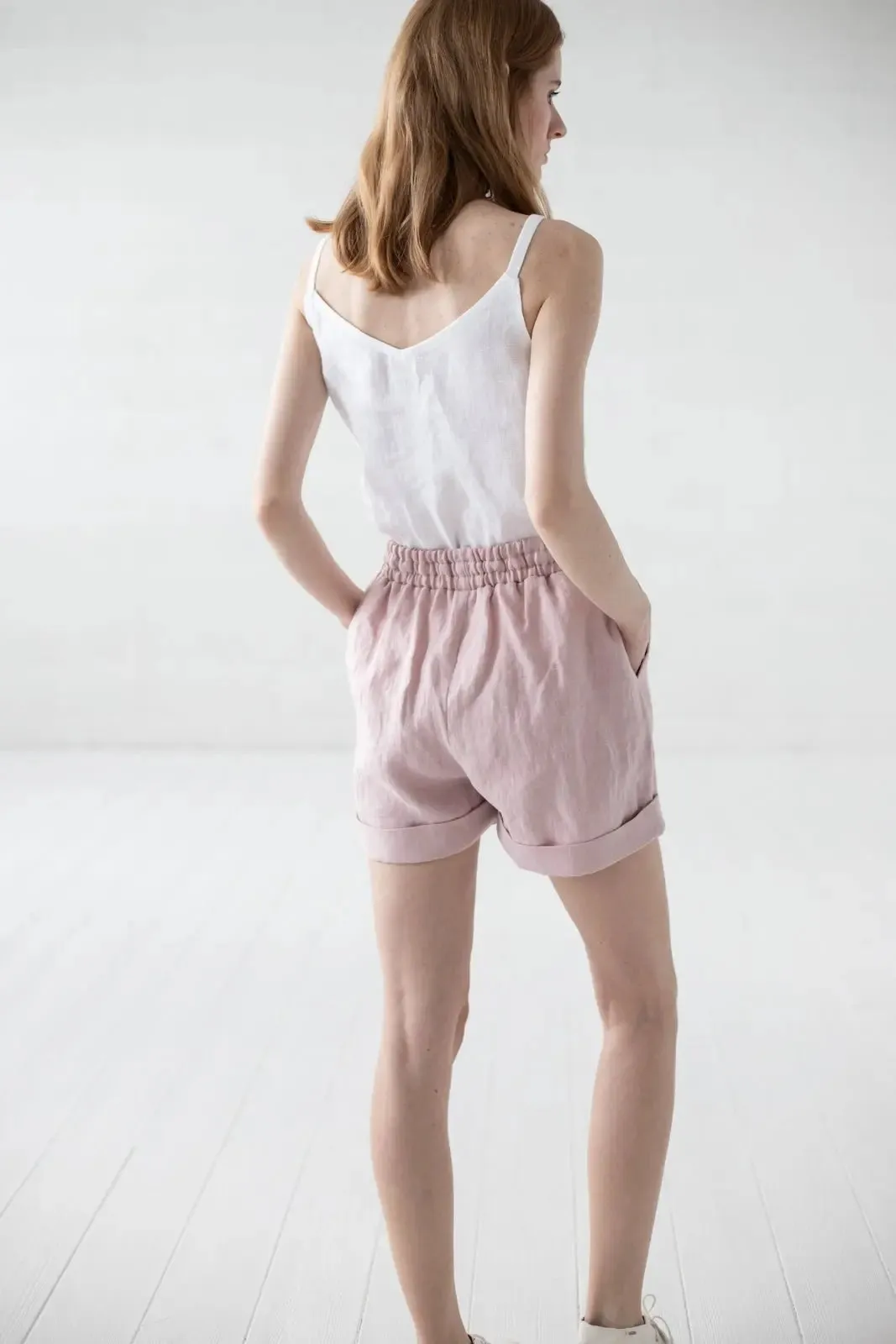 Mini Linen Shorts