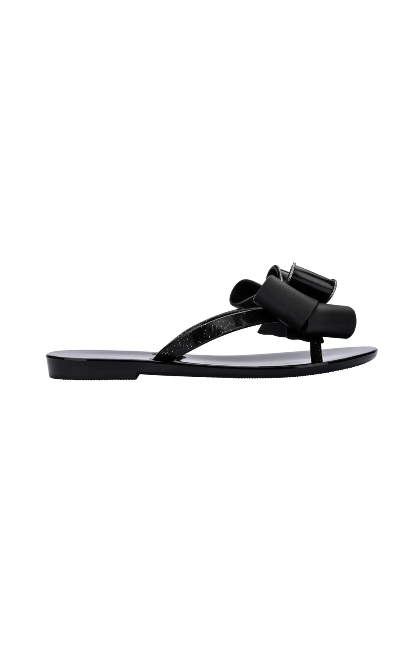 Mini Melissa Harmonic Sweet VI Kids Flip Flops - Black
