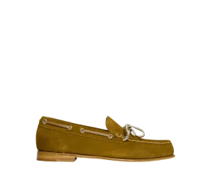 Morgan Boat Shoe in Bog Suede