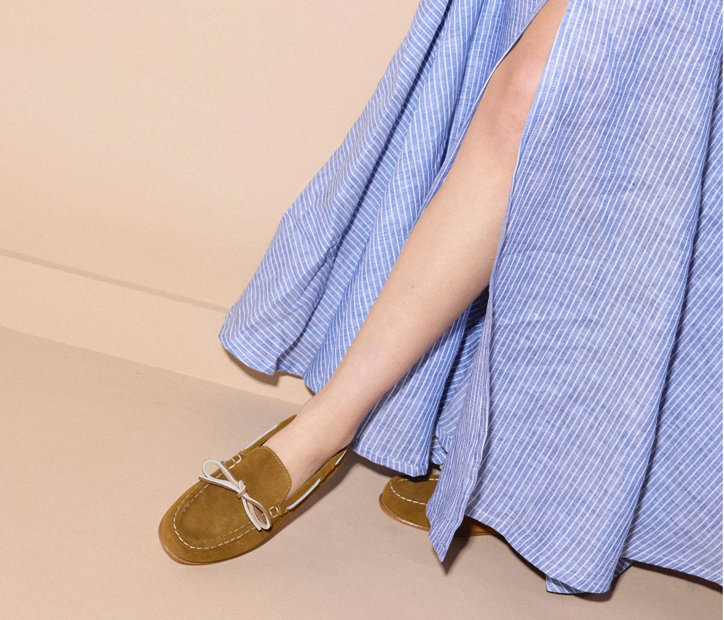 Morgan Boat Shoe in Bog Suede