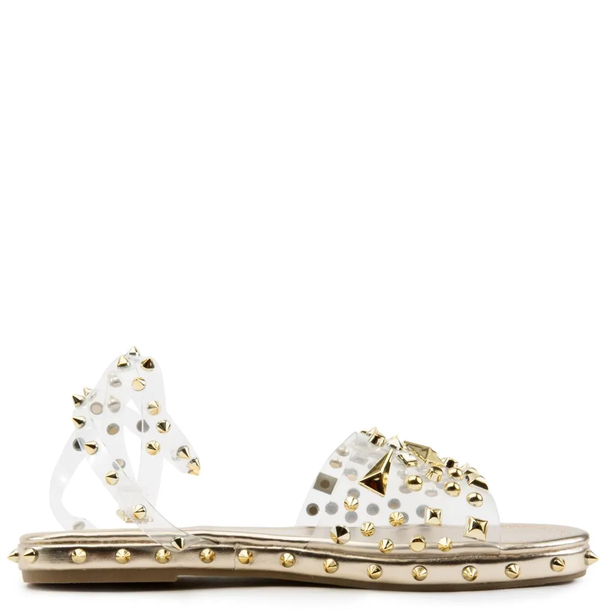 Movi-01 Studded Flat Sandals