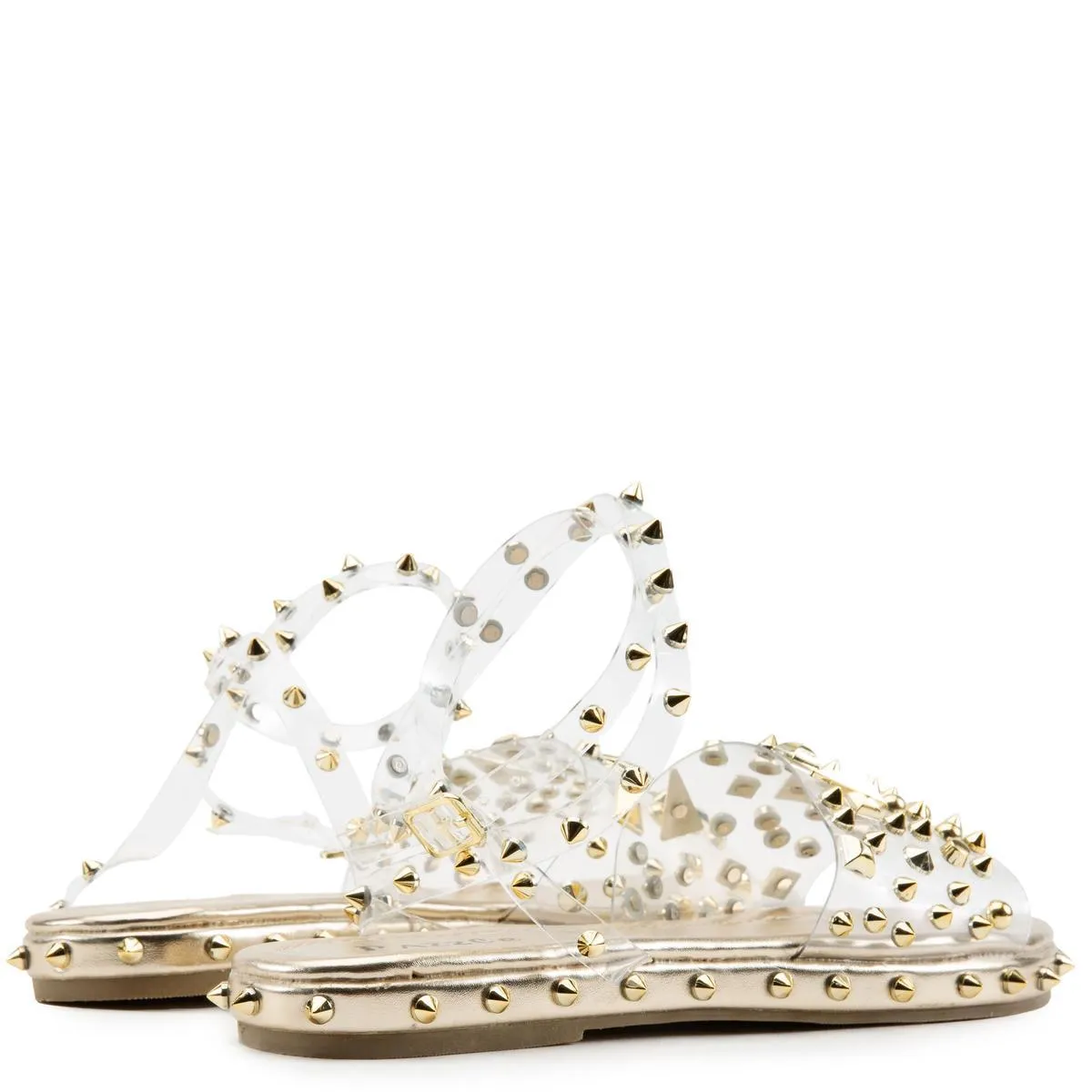 Movi-01 Studded Flat Sandals