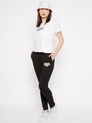 mSECRET Mid Rise Black Trackpants